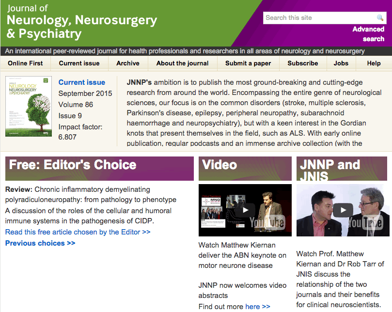 Nueve factores de riesgo que pueden contribuir a dos tercios de la Enfermedad de Alzheimer Global http://jnnp.bmj.com/