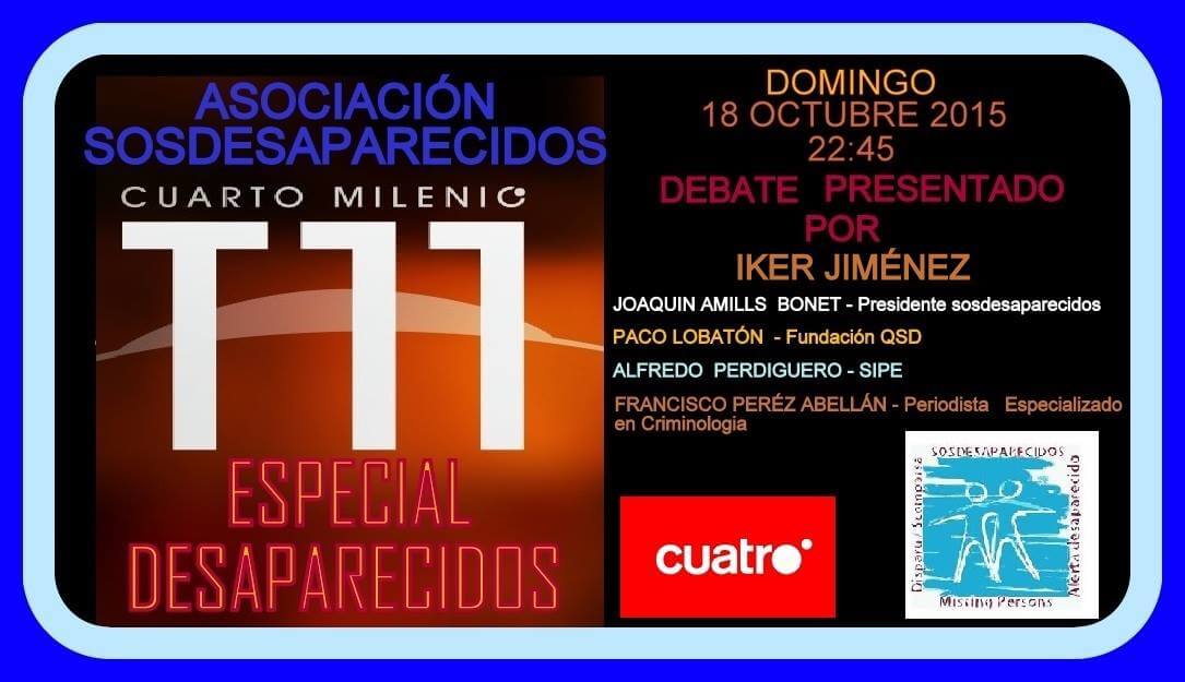 Especial Desaparecidos Especial Desaparecidos sosdesaparecidos-cuartomilenio-desaparecidos