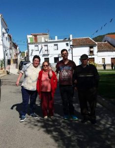 Manoli, Anita, Imanol y Manuel